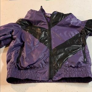 Men’s Purple & Black 80’s inspired jacket